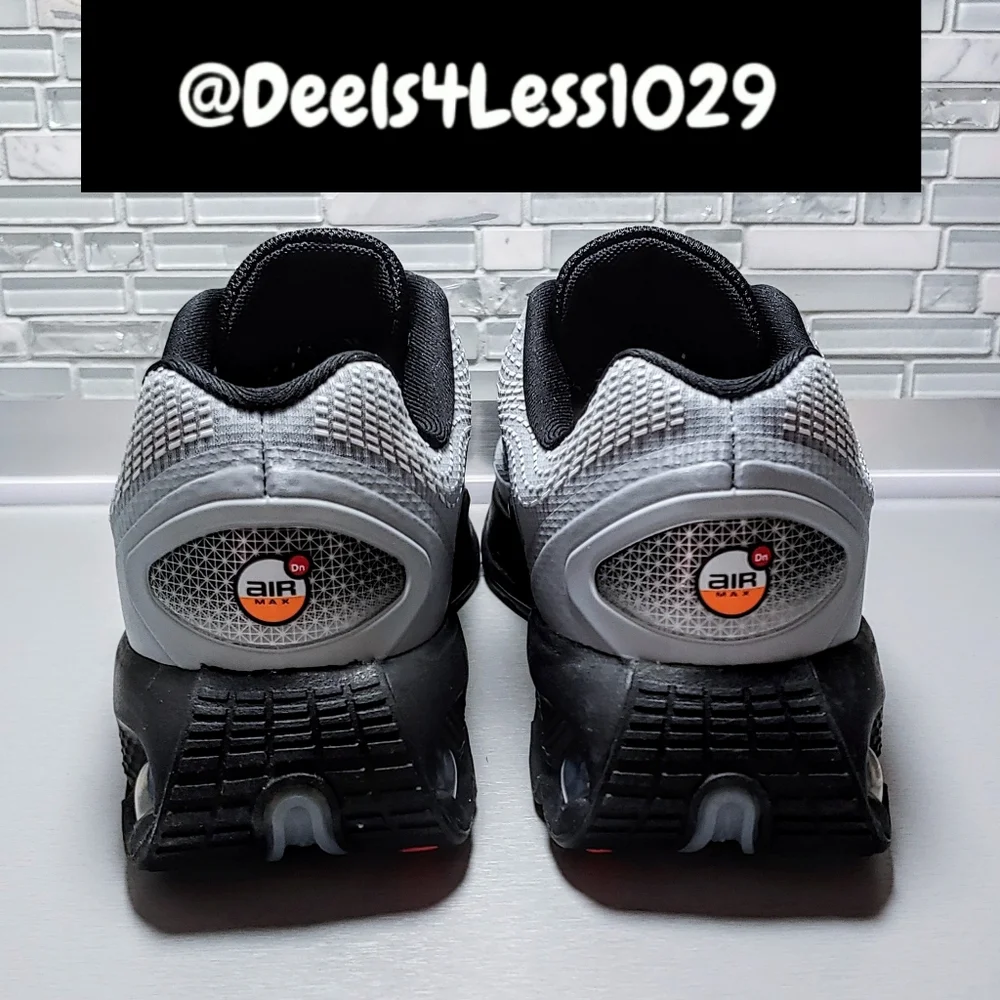 Nike Air Max DN Running Kids Size 6.5Y/Womens 8 Cool Grey Black